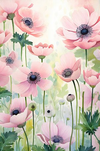 Flowers by Eye catching paintings