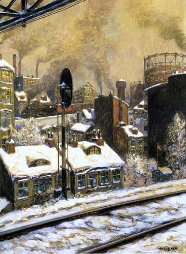 Deep Snow - Hans Baluschek