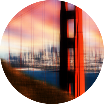 Golden Gate Bridge van Dieter Walther
