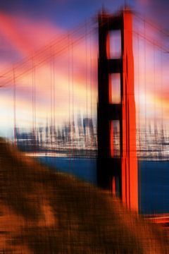 Golden Gate Bridge van Dieter Walther