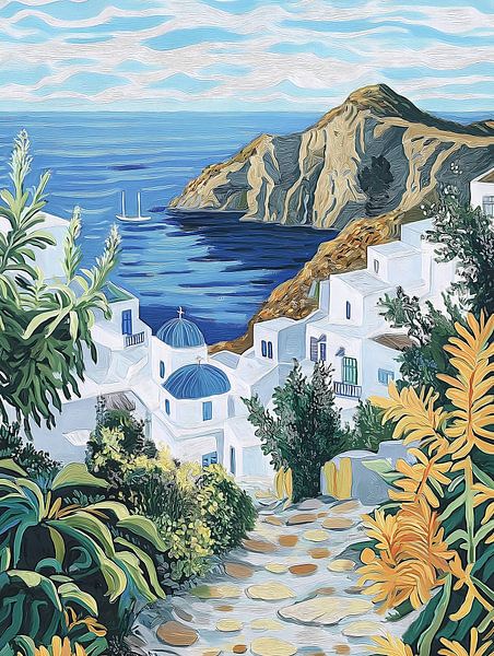 Santorin in der Stille von Artclaud