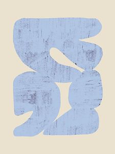 Bold Shapes NO.2 Blau