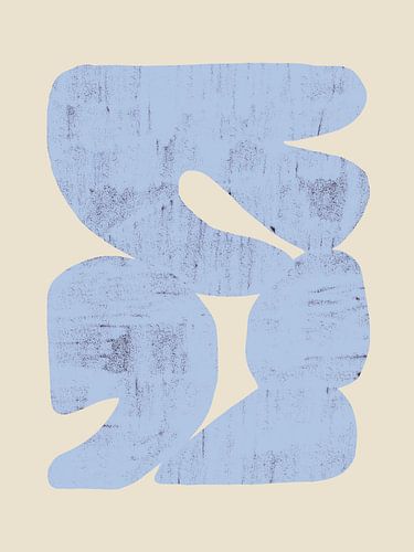 Bold Shapes NO.2 Blau