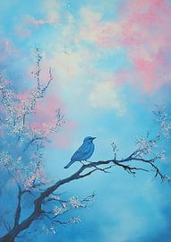 Blauer Vogel von Niklas Maximilian