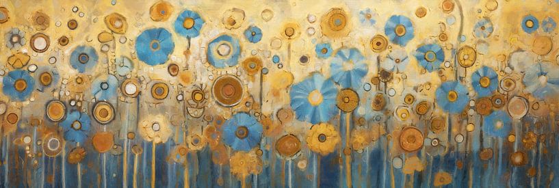 Field of Blue Flowers by Whale & Sons