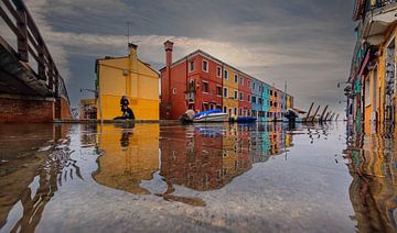 Venetië Burano van Kurt Krause