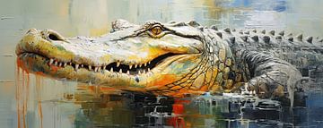 Crocodile sur Art Merveilleux