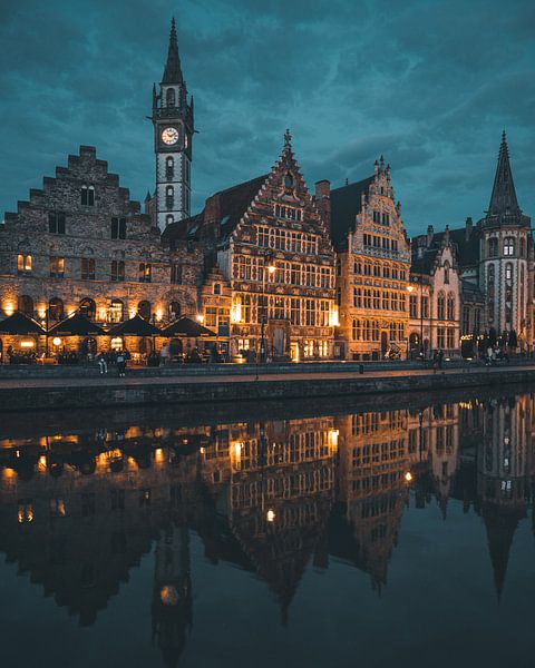 Graslei, Ghent by Adriaan Conickx