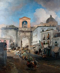 Oswald Achenbach.Auf dem Weg zum Markt