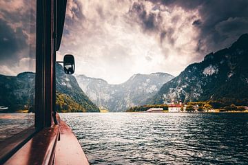 Berchtesgaden St Bartholomeus kerk aan de Königsee in Beieren van Fotos by Jan Wehnert