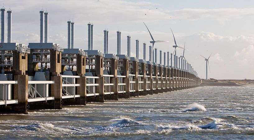 Sturmflutwehr Oosterschelde von Guido Akster