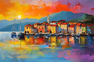 Abendrot am Lago