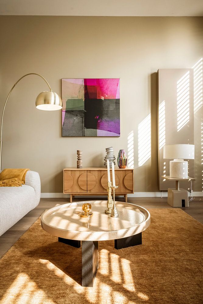 Abstrakte Malerei in warmen Farben  von Studio Allee 