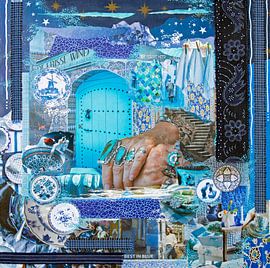 Kulturmix in blau von Cora Westerink