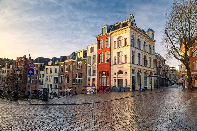 Sunrise Oudegracht - Utrecht by Thomas van Galen