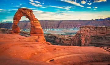 Delicate Arch in Arches National Park and surroundings by Rietje Bulthuis