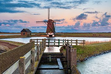 Het Noorden windmill on the Wadden island of Texel by Evert Jan Luchies