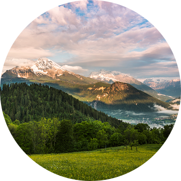 Uitzicht in het Berchtesgadener Land van Daniela Beyer