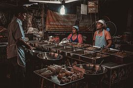 Ein lokaler Markt in Bangkok, Thailand von Travel Tips and Stories