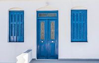 Blauwe deuren op Sifnos
