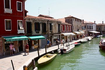 Venetië, het eiland Burano van Judith van Wijk