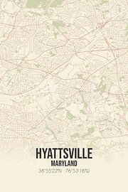 Vintage map of Hyattsville (Maryland), USA. by Prints of Place