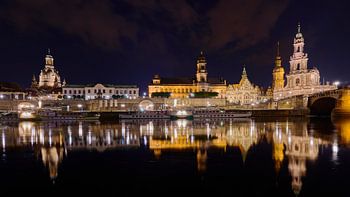 Panorama der Dresdner Skyline