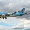 Arrivée du Boeing 747-8 de Korean Air. sur Jaap van den Berg