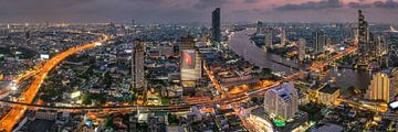Skyline van Bangkok van FineArt Panorama Fotografie Hans Altenkirch