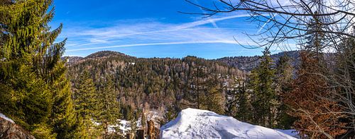 Blick über das obere Wehratal bei Todtmoos
