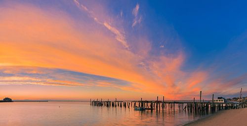 Zonsopkomst in Provincetown, Cape Cod, Massachusetts