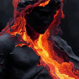 L'émergence de l'âme de l'incarnation volcanique de lave sur Artedia