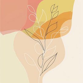 Abstract plants by Poster Art Shop