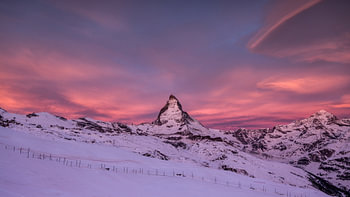 Matterhorn im Morgenrot, ein magischer Moment!