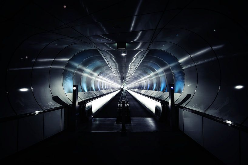 Wilhelminatunnel in Rotterdam van Valerie Leroy Photography