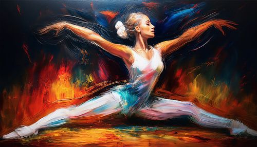 Dansen met kunstmatige kleuren