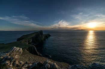 Lueur du soir à Neist Point