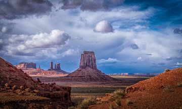 Butte in Monument Valley