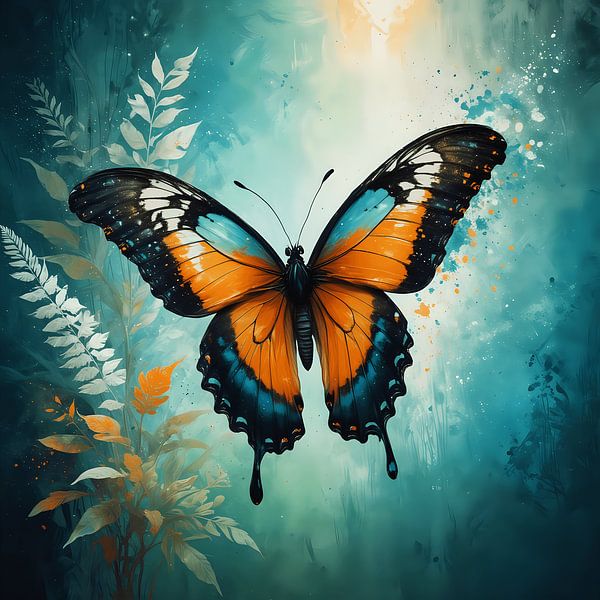 Le papillon libre par Art Twist by M