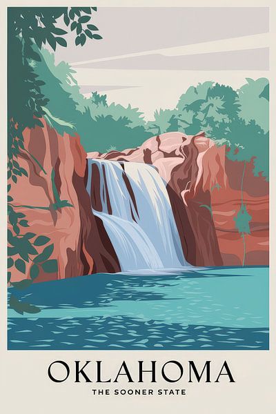 Oklahoma by Poster Art Shop