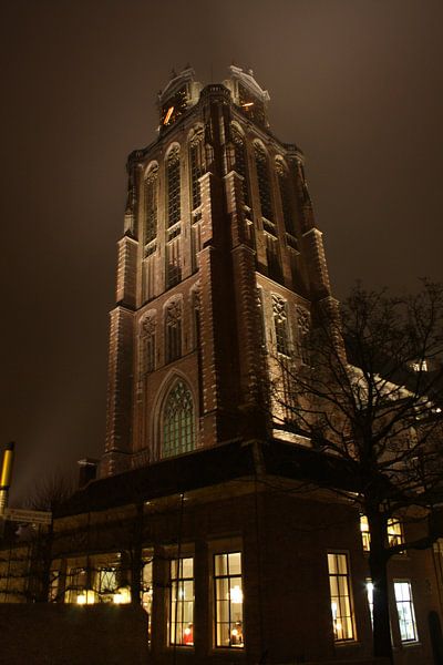 Grote Kerk Dordrecht in de avond von Fromm me pictures