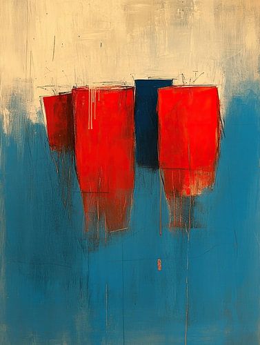 Turquoise Abstract | Turquoise Calm by Zen and More