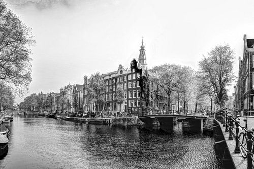 Zuiderkerk Amsterdam Nederland Zwart-Wit