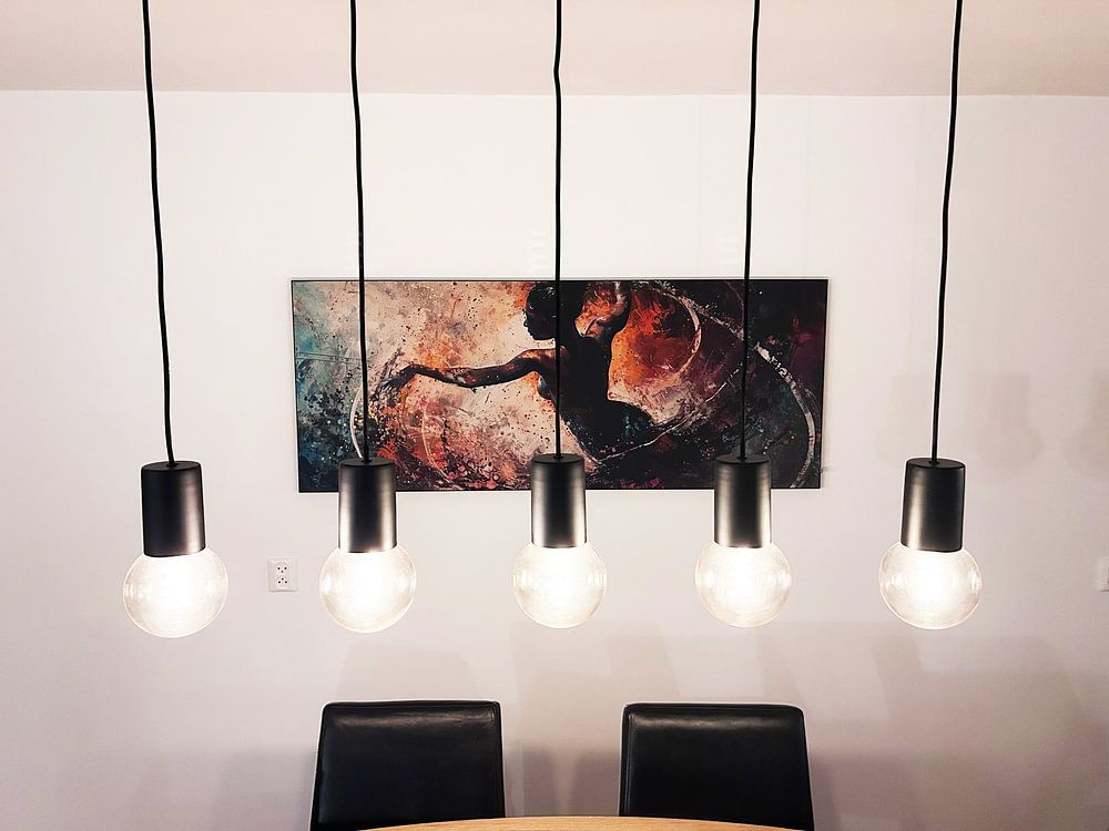 Abstracte Danser | Versmelten in Beweging  van Blikvanger Schilderijen 