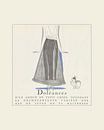 Doléances - Art Deco Mode Prent met hondje van NOONY thumbnail