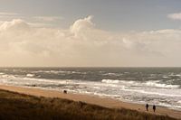 Het strand van Sylt, Duitsland.