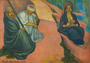 Emile Bernard - Junge stillende Frau (Die Flucht nach Ägypten) (1895)