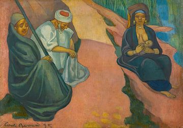 Emile Bernard - Jonge verpleegster (De vlucht naar Egypte) (1895) van Peter Balan