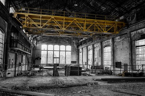 Die große Fabrik (schwarz-weiß)