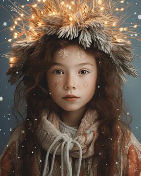 Christmas portrait by Carla Van Iersel